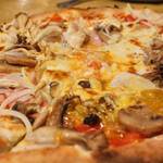 PIZZERIA La locanda del pittoria - キノコのピザ