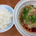 ラーメン・中華 哲 - 汁なし担担麺セット　700円(税込)