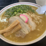 中華そば 虎龍 - 中華蕎麦大盛り  盛り上がってますね(^^♪