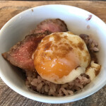 さかいキッチン - 常陸牛ミニローストビーフ丼