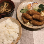 Guriru Nyu- Kotobuki - カキフライ定食