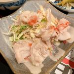 Chanko Daigorou - サラダ　こちらは豚肉入りです。