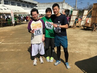 韓屋仁 - 3人で初マラソン、完走しました。