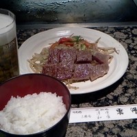 鉄板焼 東洋 - サーロインステーキ