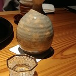 肉うち山 - 冷酒の図