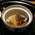 肉うち山 - フォアグラと百合根の饅頭