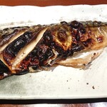 焼魚食堂　魚角 - 鯖塩焼き