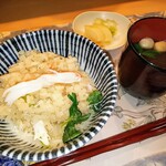 上越やすだ - 土鍋ご飯　蟹