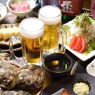 ほんのり家自慢の料理が揃う100分飲み放題付きコース！