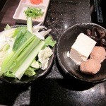 美山 - バイキングコーナーから～「野菜＆豆腐」