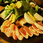 粟 - 大和肉鶏のすきやき