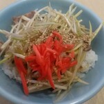 椿ラーメンショップ - ネギ丼 (毎度欠かせません❗)