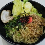 マゼドットソバ - 同行者の油そば(新 女味)750円