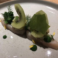 マンサルヴァ - 鰆 菜の花 キウイ アボカド 春の味