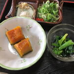 松月庵 - 小鉢、薬味