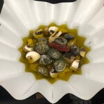 BAR ラフテル - アヒージョ（あさり＆きのこ）