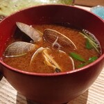 鮨なかもと - 赤出汁