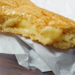 たい焼き 橘屋 - たい焼きカスタード？円断面図