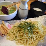 会津ラーメン 和 - 濃厚醤油青じそつけ麺