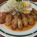 かつれつ四谷たけだ - 牡蠣バター焼き（肉増し）