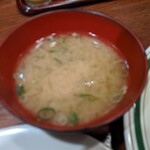 かつれつ四谷たけだ - お味噌汁