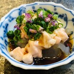 松寿司 - カワハギ肝和え