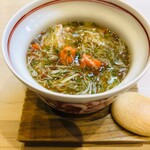 松寿司 - 勢子ガニの餡かけ茶碗蒸し♡