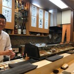 松寿司 - 大将の笑顔がええねぇ♪