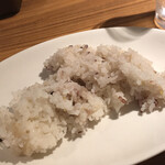 Diningbar tsubaki - 白米と雑穀米のミックス？
                        それにしても盛り付けやべぇw