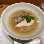 麺屋ま石 - 鯛ラーメン牡蠣　¥1,380