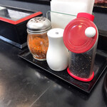 極楽うどん TKU - カウンターセットです。（2020.2 byジプシーくん）