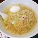 塩生姜らー麺専門店 MANNISH - かけらー麺定食