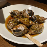 豊栄 - 黒バイ貝紹興酒漬け800円