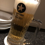 ありがた屋 - サッポロ生ビール飲み放題　60分　1100円