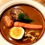 スープカレー店 34 - ハンバーグカレー(小ライス) 850円