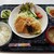 コミュニティプラザ ハッピーハッチ - ひれかつ定食(700円)です。