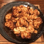 寿しもと支店 - 白子の七味醤油焼き (北海道産たら白子)