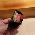 鮨 あらい - 中落ち手巻き