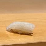 こま田 - あおりいか　包丁の入れ方が素晴らしい