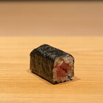 こま田 - 鉄火巻き　海苔がとても良い感じ