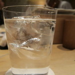 鳥しき - 焼酎水割り