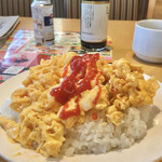 ガスト - 料理写真:スクランブルエッグセットモーニング439円からのオムライス完成