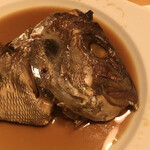 酒肴 新屋敷 - 鯛の兜煮