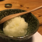 酒肴 新屋敷 - 柚子シャーベット