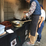 くらしの杜 コラボ食堂 - おくどさん（京都などでは、かまどそのものや土間など住居の中で、煮炊きを行う空間そのものを意味することもあるそうです）京都の古民家から移設したそうです。