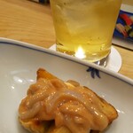 築地寿司清 - 新じゃがいもを塩からと