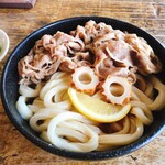 カマ喜ri - 肉ぶっかけ(温)