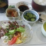 龍満 - タイム　ステーキ定食