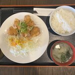 ビバーチェ食堂 - おろしから揚げ定食@620