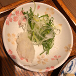 蒜山手打ちそば 叉来 - 薬味